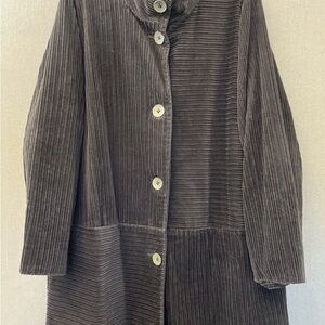 (EUC) Women’s Jones New York Brown Corduroy Coat Jacket